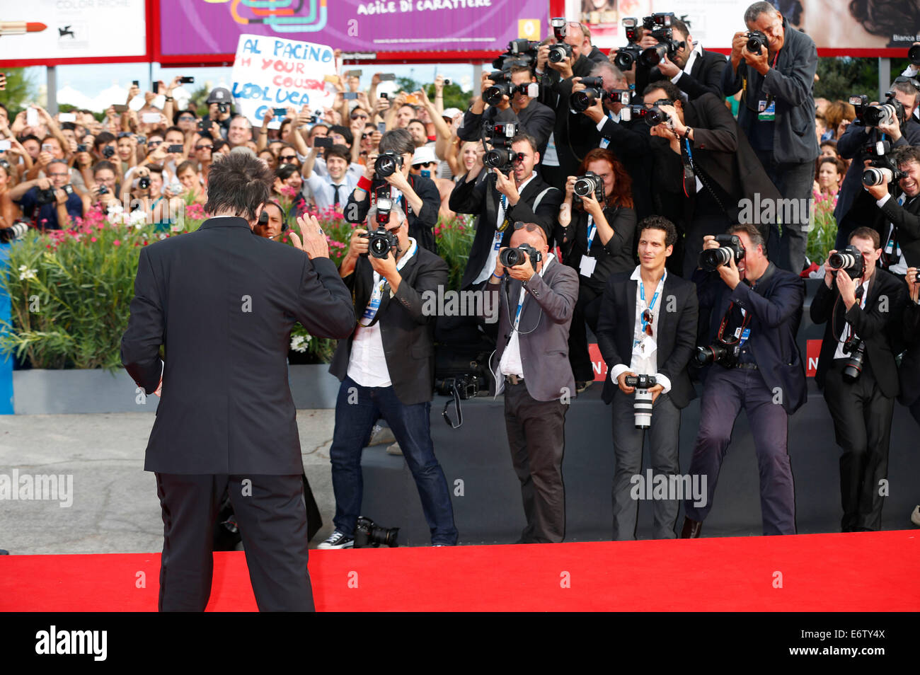 Al Pacino attending the 'Manglehorn' premiere at the 71nd Venice