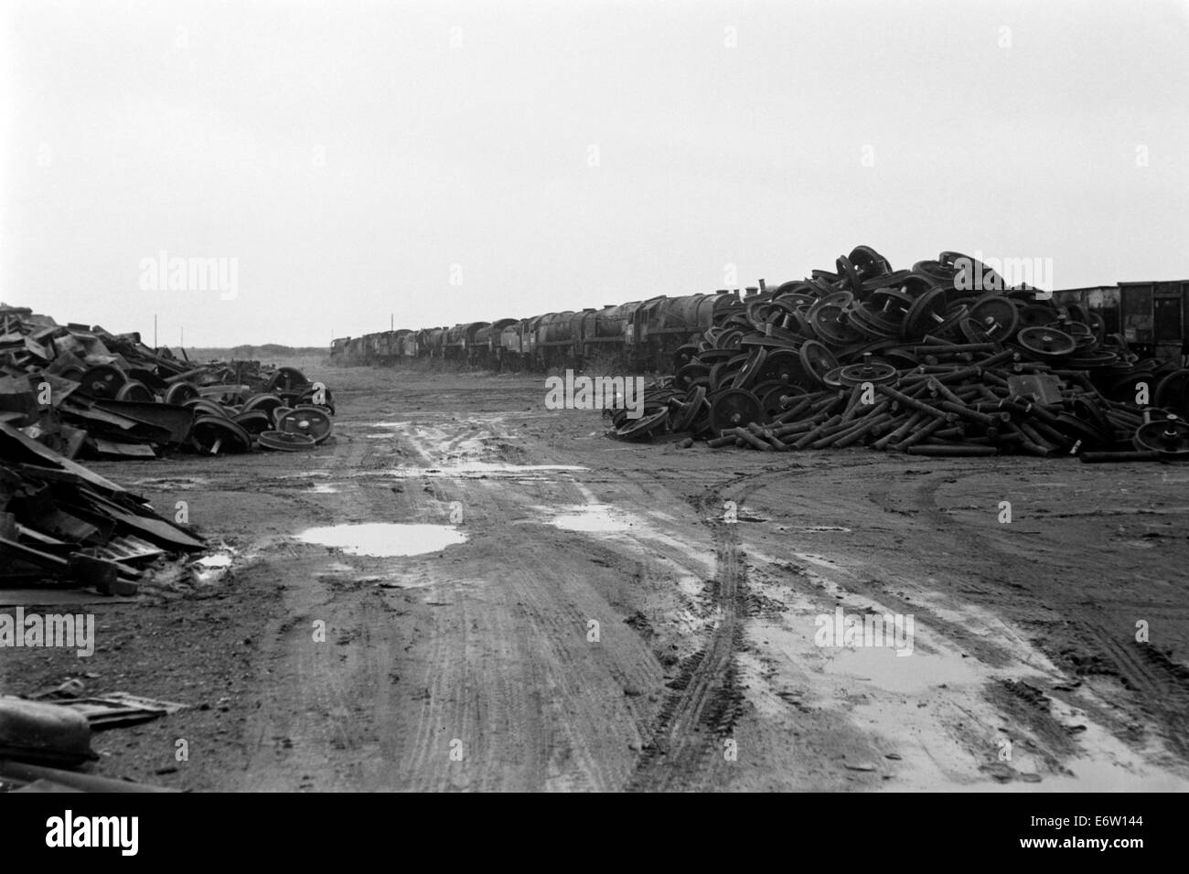 scrapped ex british railways steam at woodhams scrapyard
