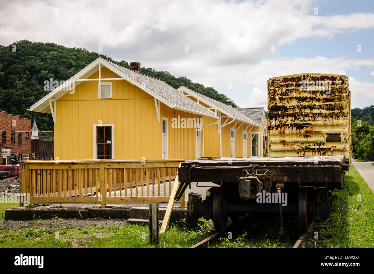 Restored C O Railroad Depot And Bunkhouse Marlinton West