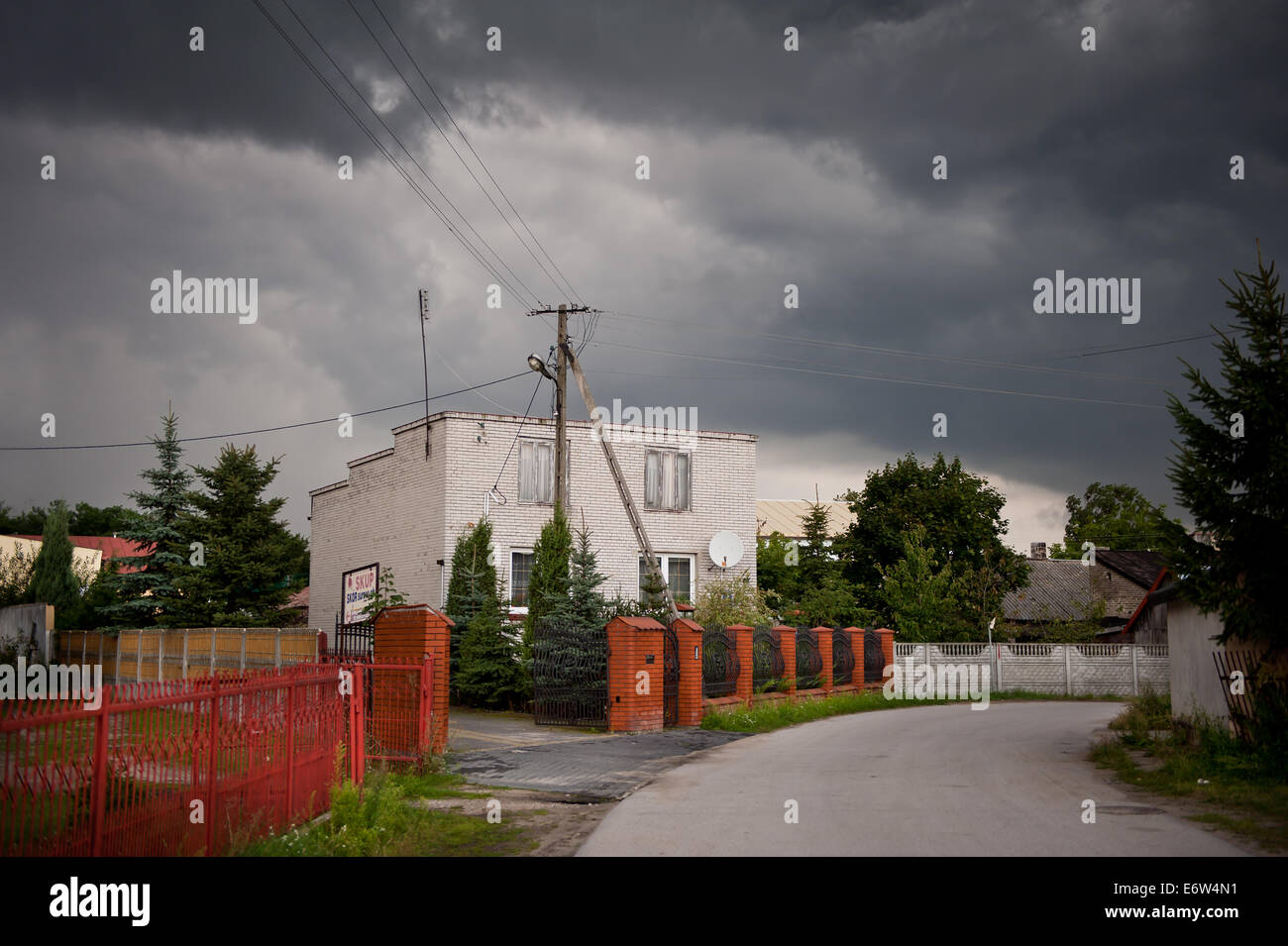 Gloomy stormy weather Stock Photo