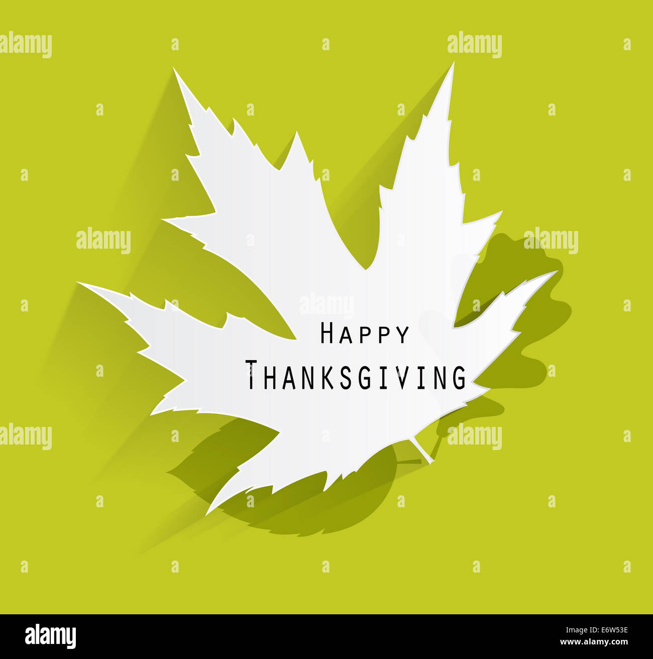 Happy Thanksgiving Day Vector Illustration Stock Photo - Alamy
