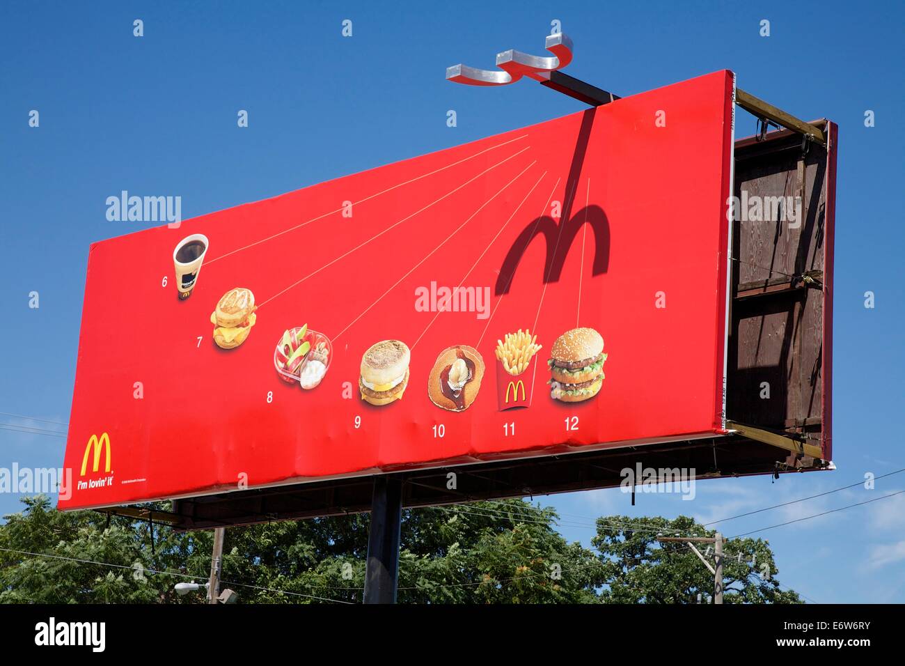 Mcdonalds billboard hires stock photography and images Alamy