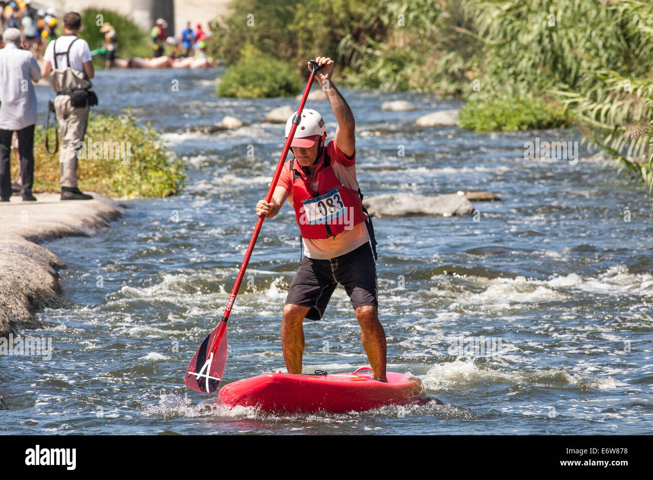 Stand up paddleboarders sups hires stock photography and images Alamy