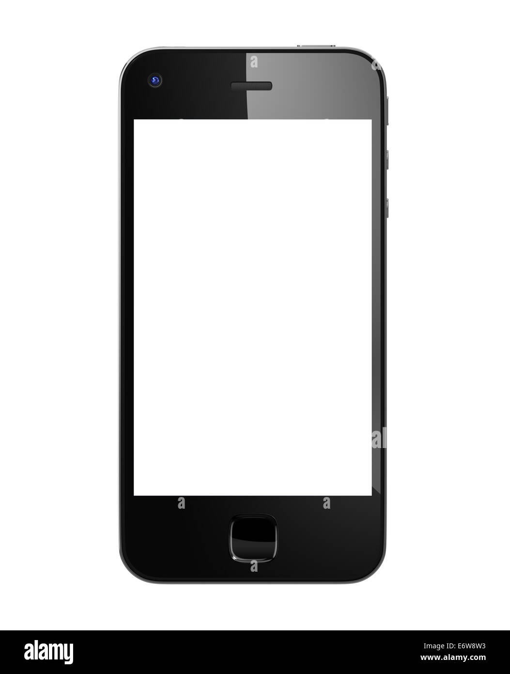 Black Mobile Phone Stock Photo - Alamy