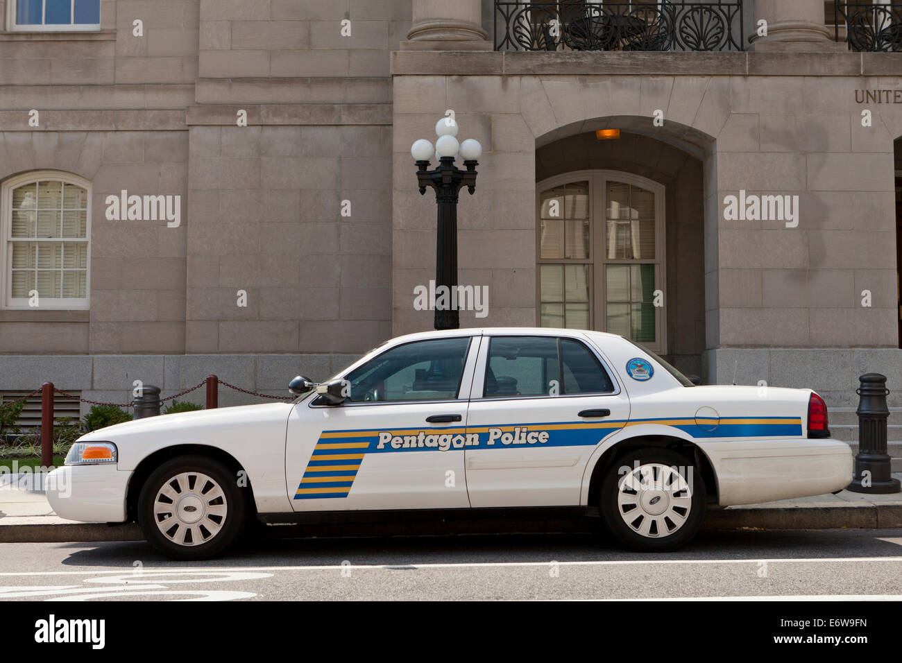 Pentagon police car - Washington, DC USA Stock Photo