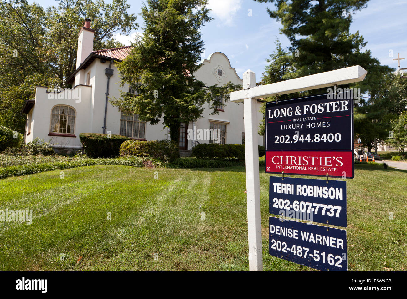 Luxury home for sale Washington, DC USA Stock Photo Alamy