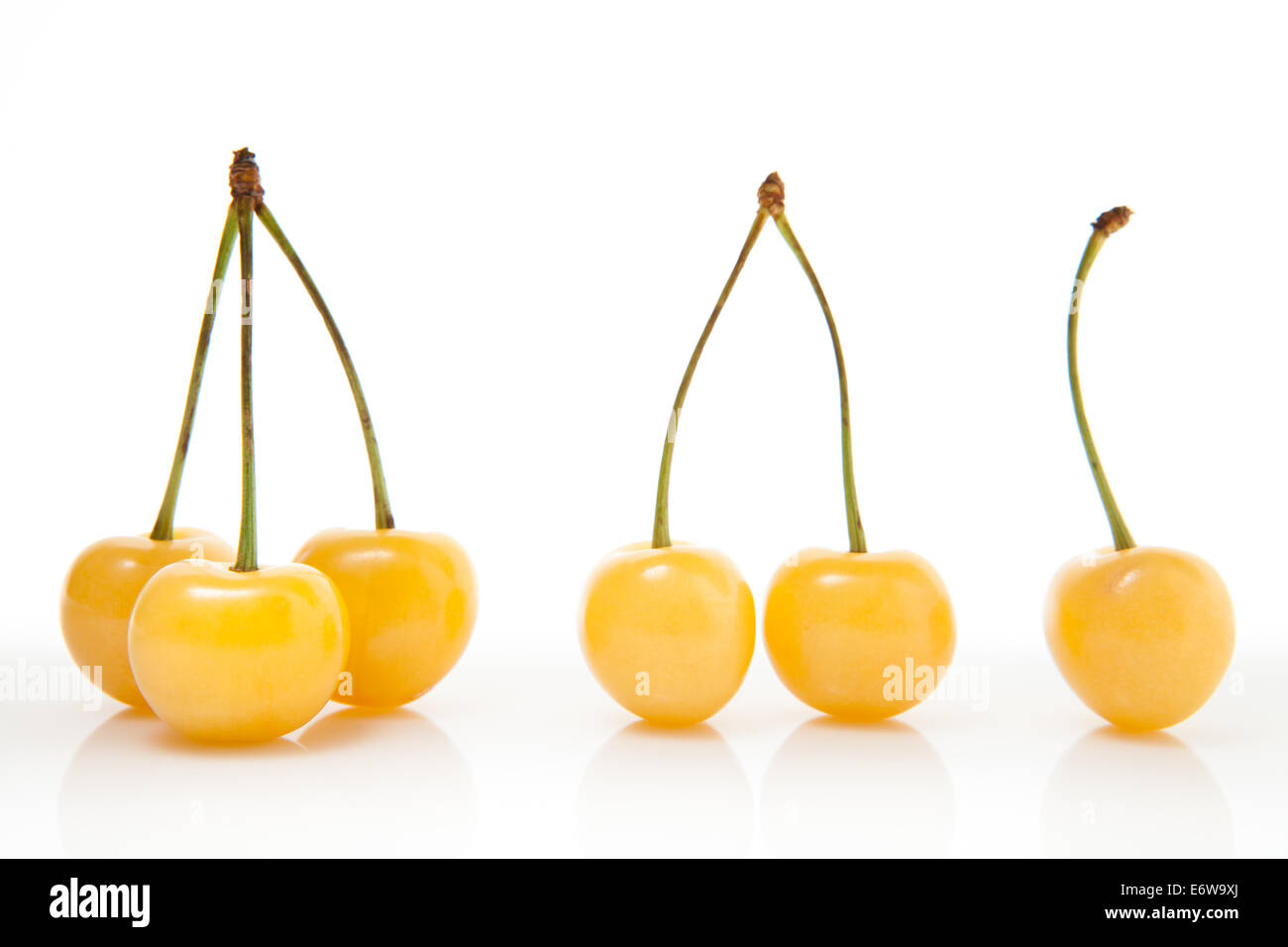 Six cherries hi-res stock photography and images pic