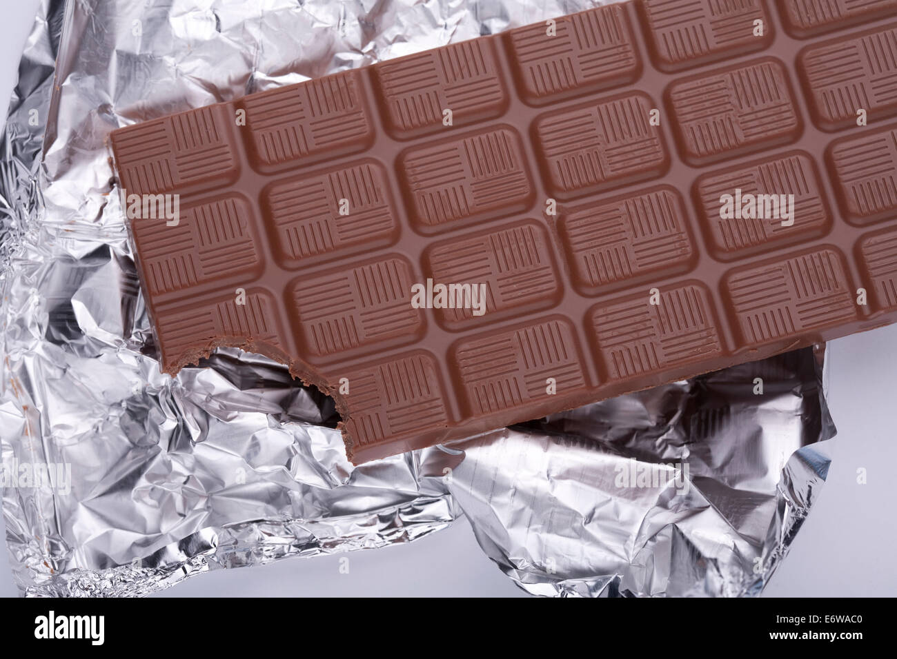 Delicius chocolate bar. Stock Photo