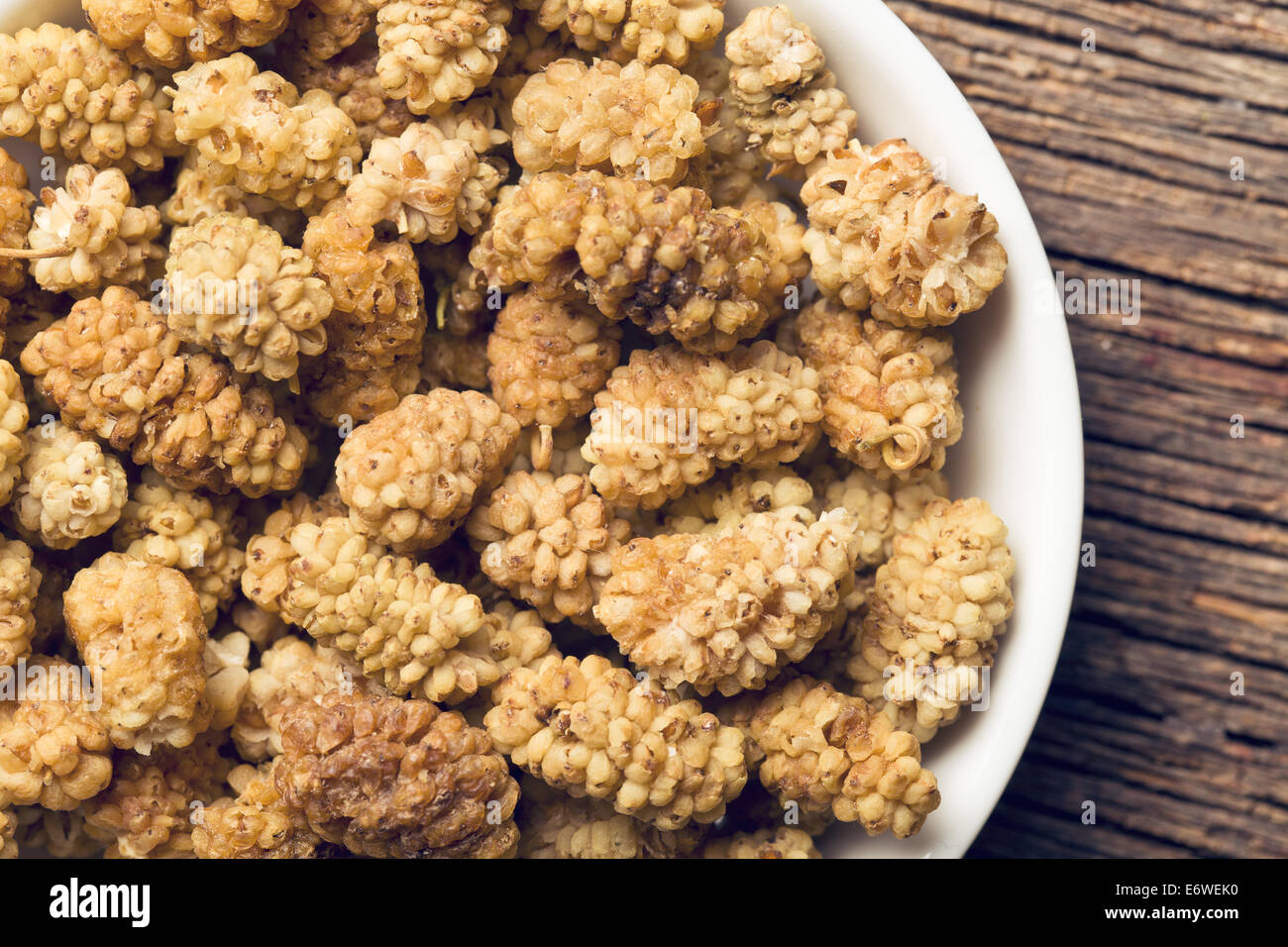 top view of dried mulberry Stock Photo Alamy