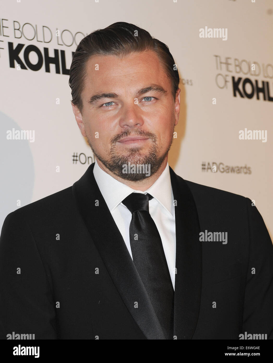 The 18th Annual ADG Awards  Featuring: Leonardo DiCaprio Where: Los Angeles, California, United States When: 09 Feb 2014 Stock Photo