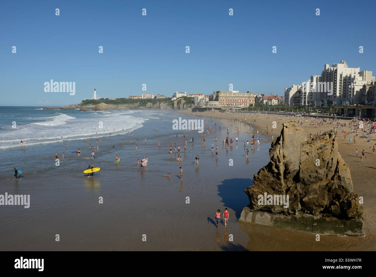 France, bay of Biscay, Basque country, resort of Biarritz and its great