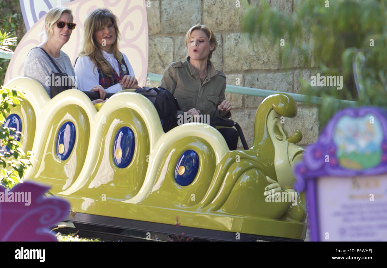 Julie Bowen spends the day at Disneyland with her family and friends