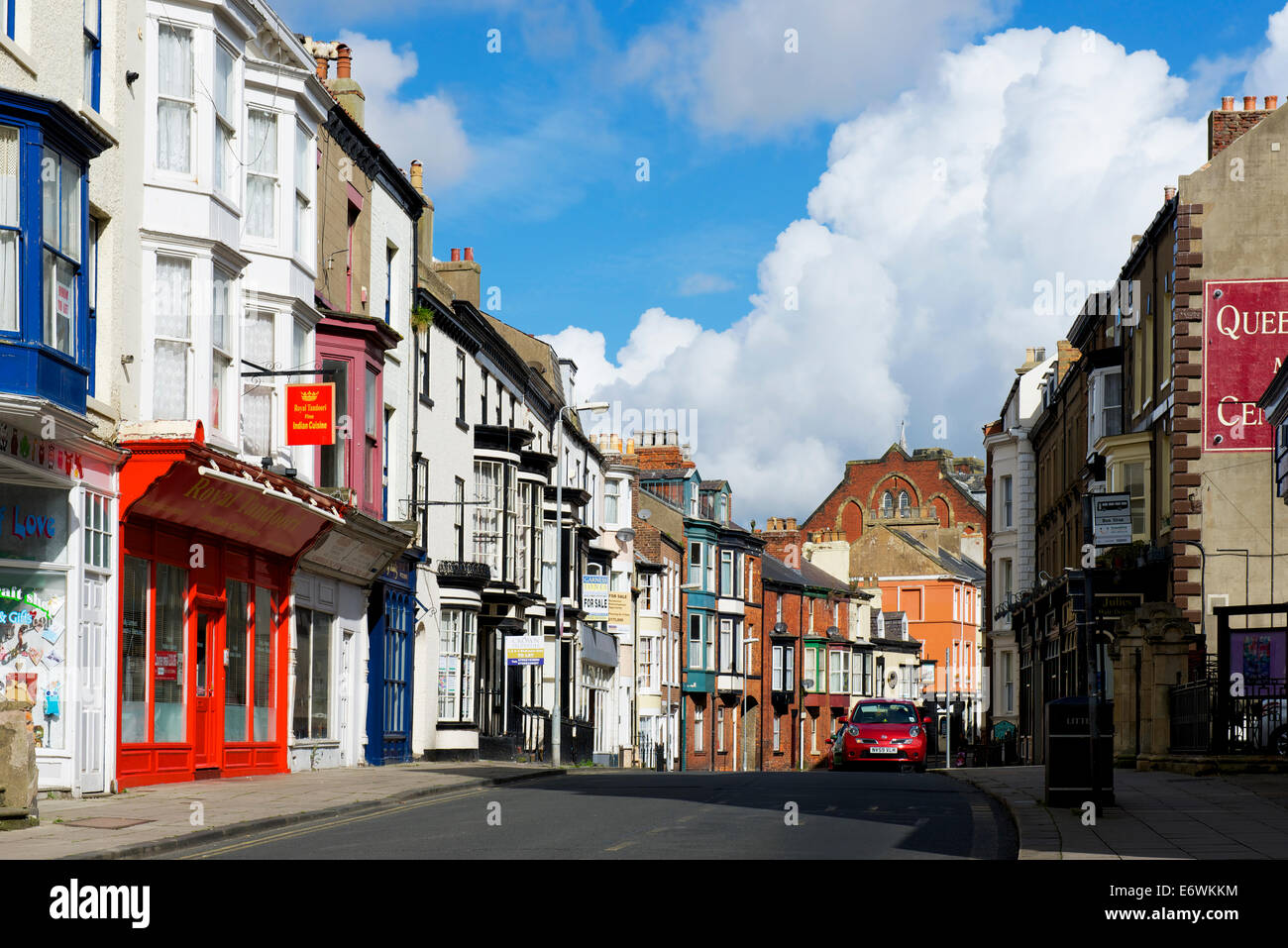 Queen Street, Scarborough, North Yorkshire, England UK Stock Photo Alamy