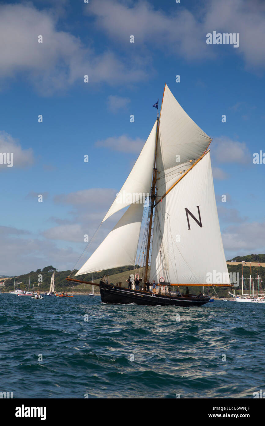Tall Ships; Falmouth; Cornwall; UK; 2014 Stock Photo