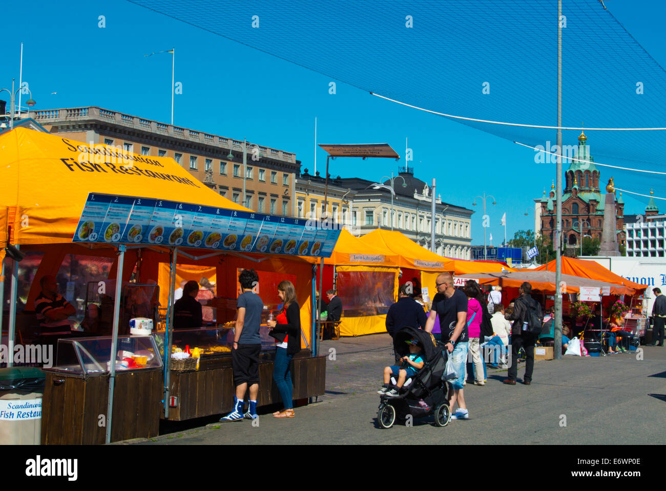 Kauppatori, main market square, central Helsinki, Finland, Europe Stock Photo