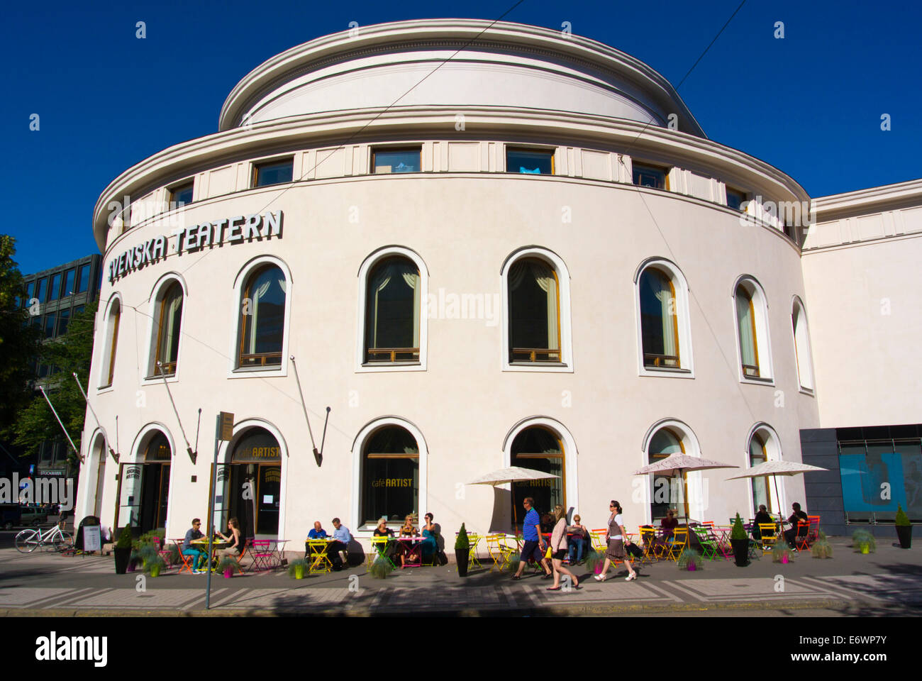 Svenska Teatern, Ruotsalainen teatteri, the Swedish Theatre, Erottaja, central Helsinki, Finland, Europe Stock Photo
