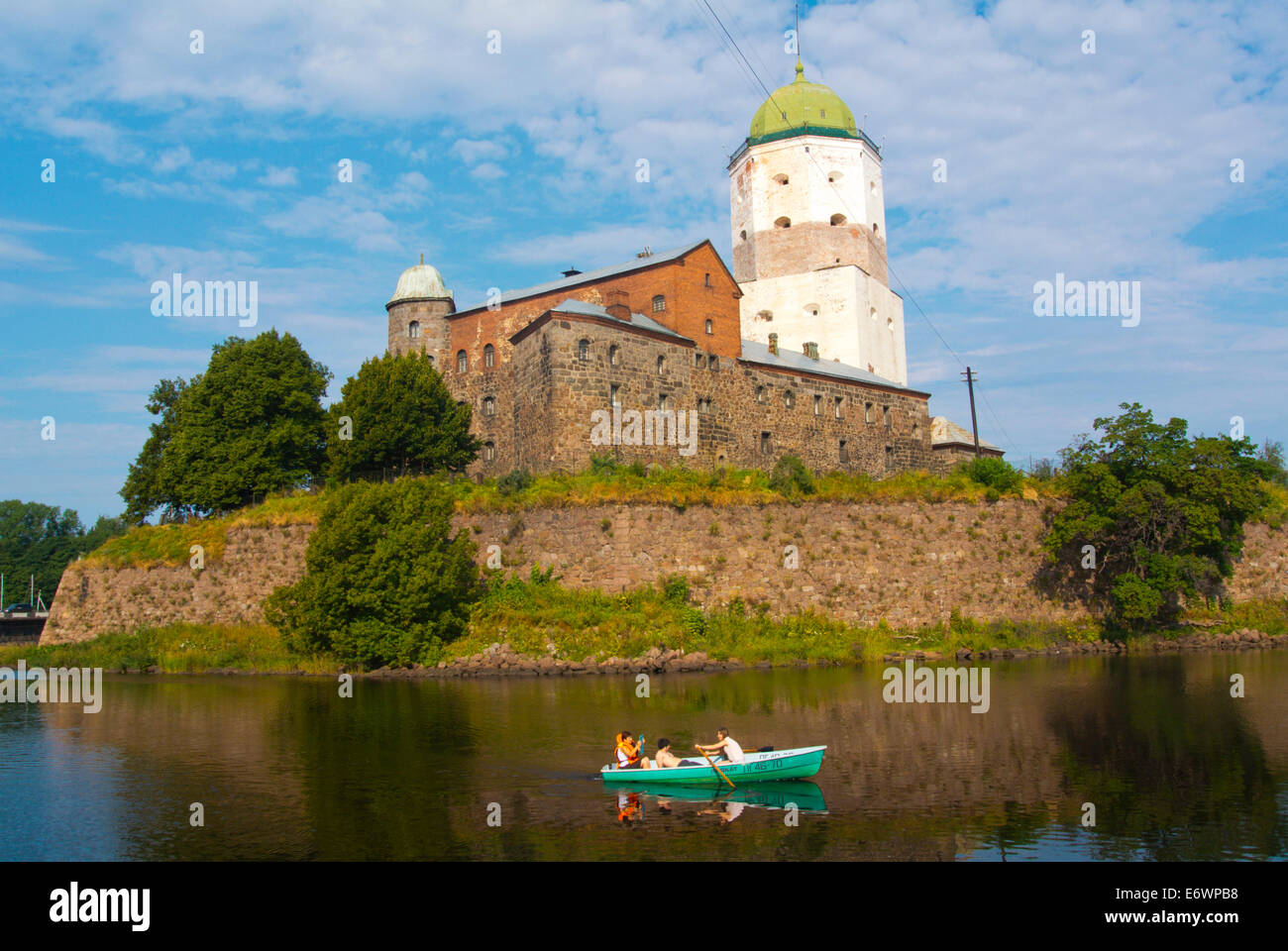 Castle (1290), Vyborg, Karelia, Russia, Europe Stock Photo