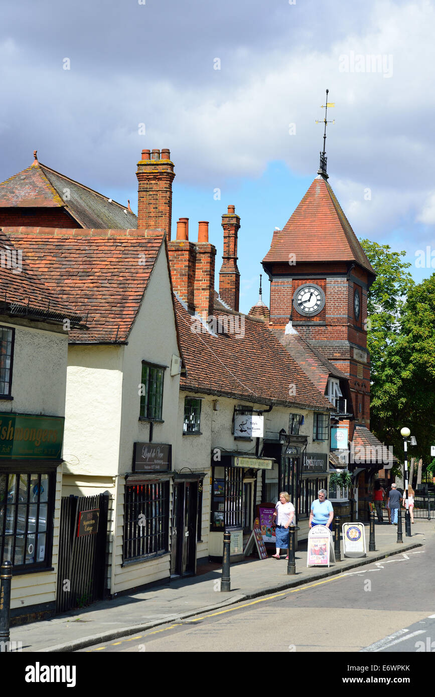 High Street, Chipping Ongar, Essex, England, United Kingdom Stock Photo