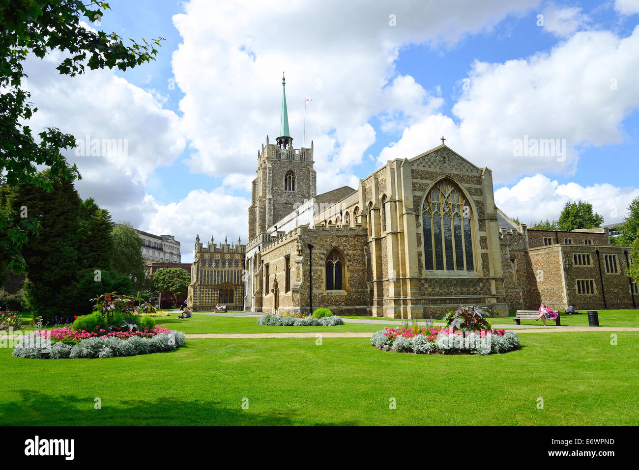Chelmsford Cathedral (Church of St Mary the Virgin, St Peter and St Cedd), Chelmsford, Essex, England, United Kingdom Stock Photo