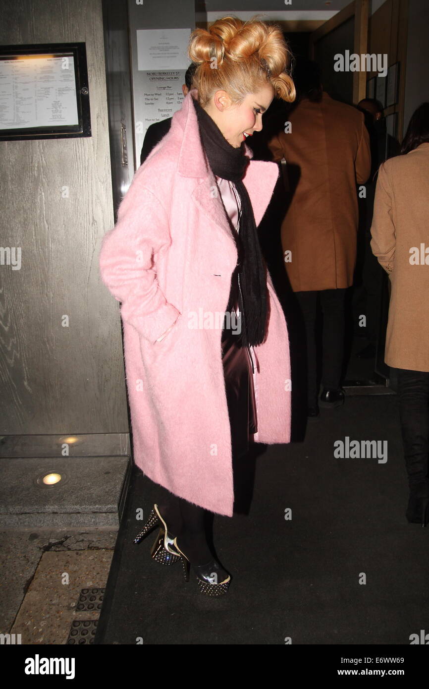 long pink fuzzy coat