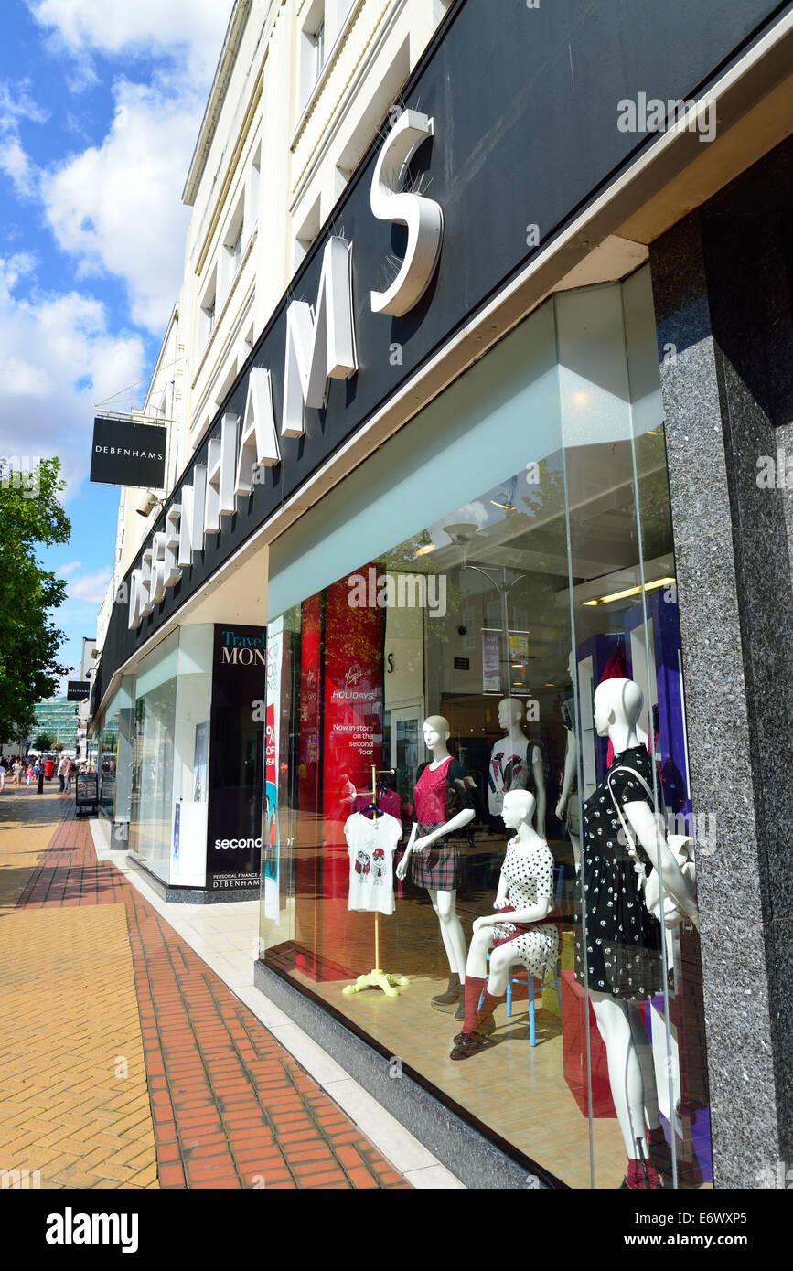 Debenhams department store, High Street, Chelmsford, Essex, England