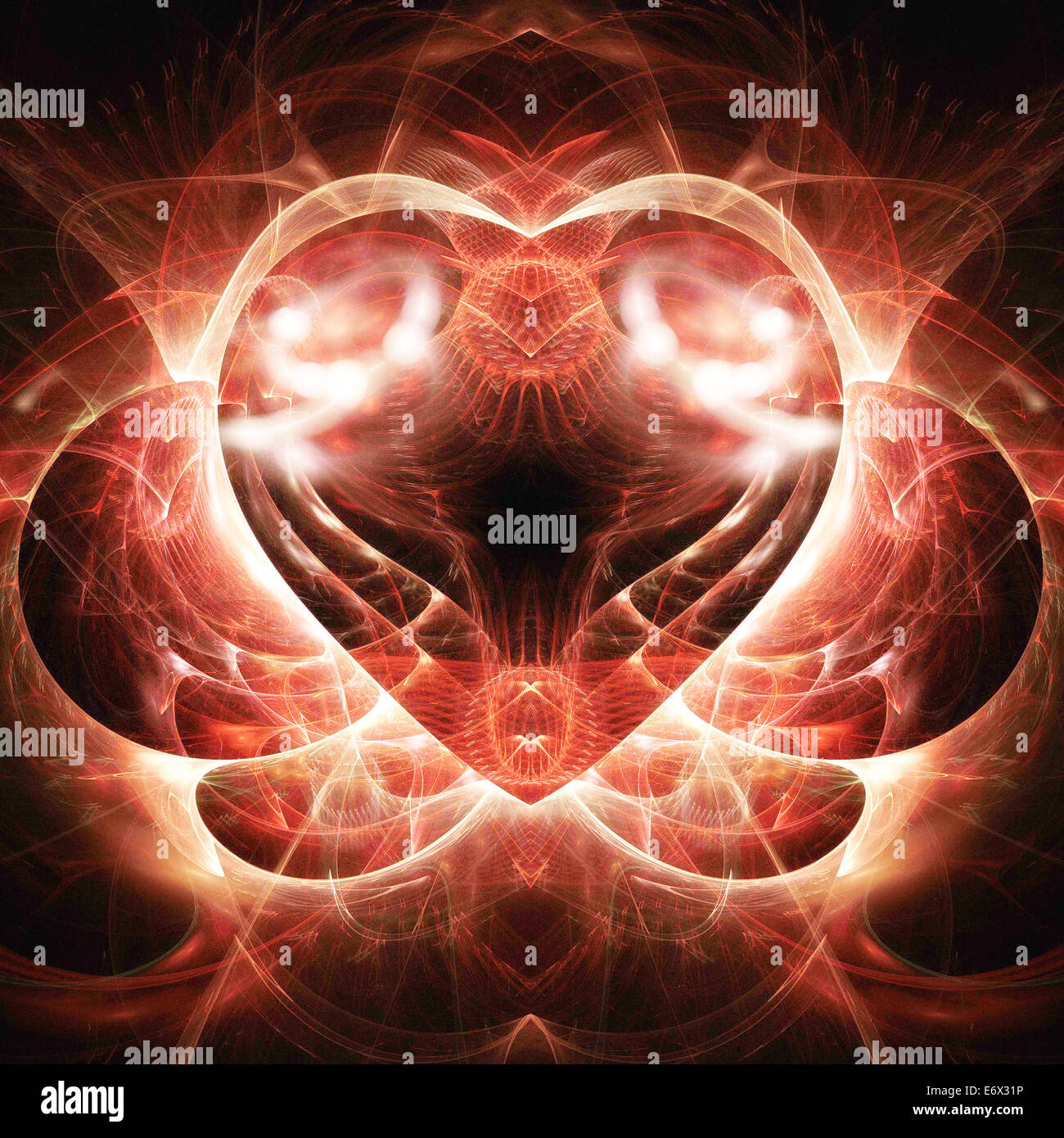 Digital Illustration of a Fractal Stock Photo - Alamy