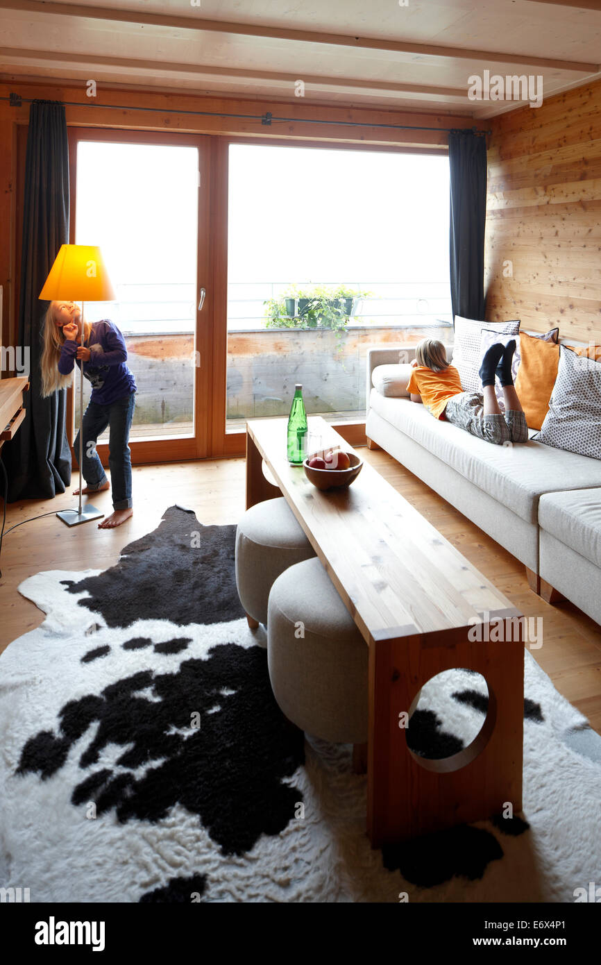 Kids Playing In One Of The Suites At Hotel Haus Hirt Bad Gastein