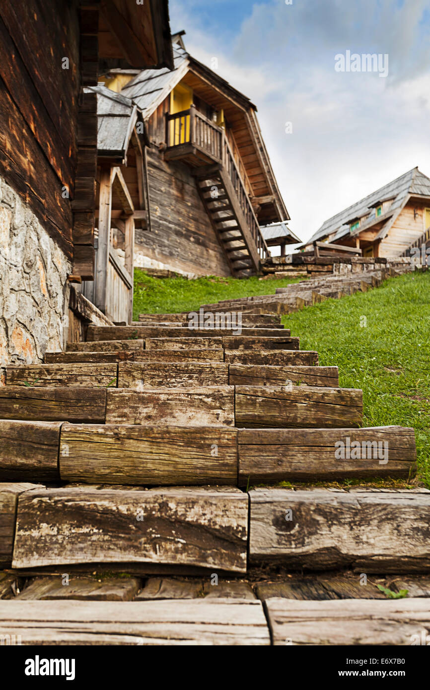 Steps old village hi-res stock photography and images - Alamy