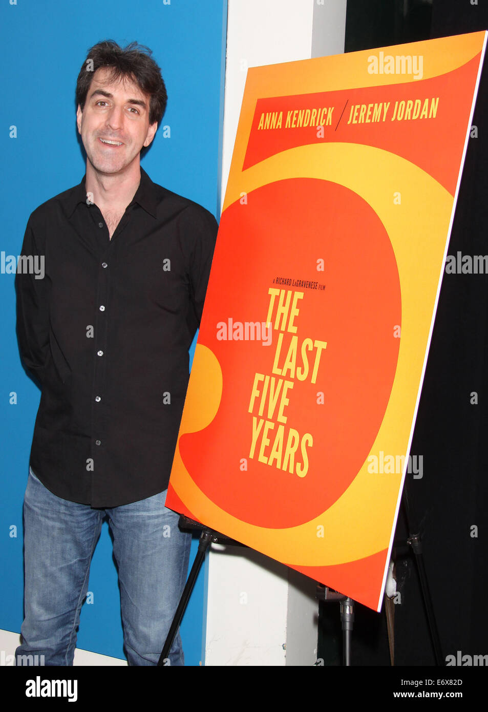 The special New York screening of the musical The Last Five Years held at the Walter Reade Theater - Arrivals.  Featuring: Jason Robert Brown Where: New York, New York, United States When: 24 Feb 2014 Stock Photo
