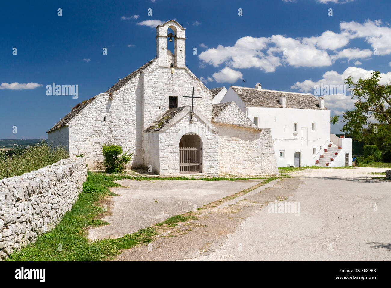 Chiesa di Santa Maria di Barsento, 6th century church, Noci, Barsento, Valle d'Itria, Bari province, Apulia, Italy Stock Photo