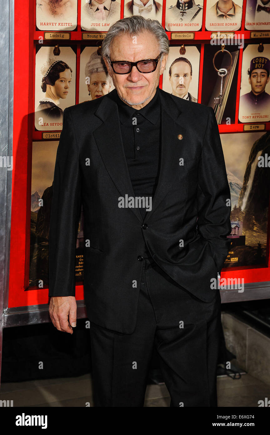 The Grand Budapest Hotel New York Premiere at Alice Tully Hall in NYC Featuring Harvey Keitel