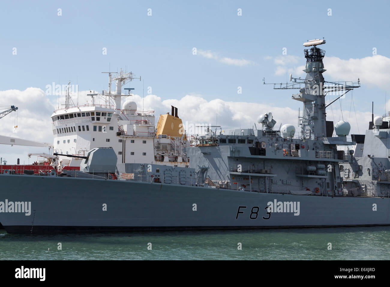 HMS St Albans F83 Is A Type 23 Frigate Royal Navy Portsmouth Uk Gb ...