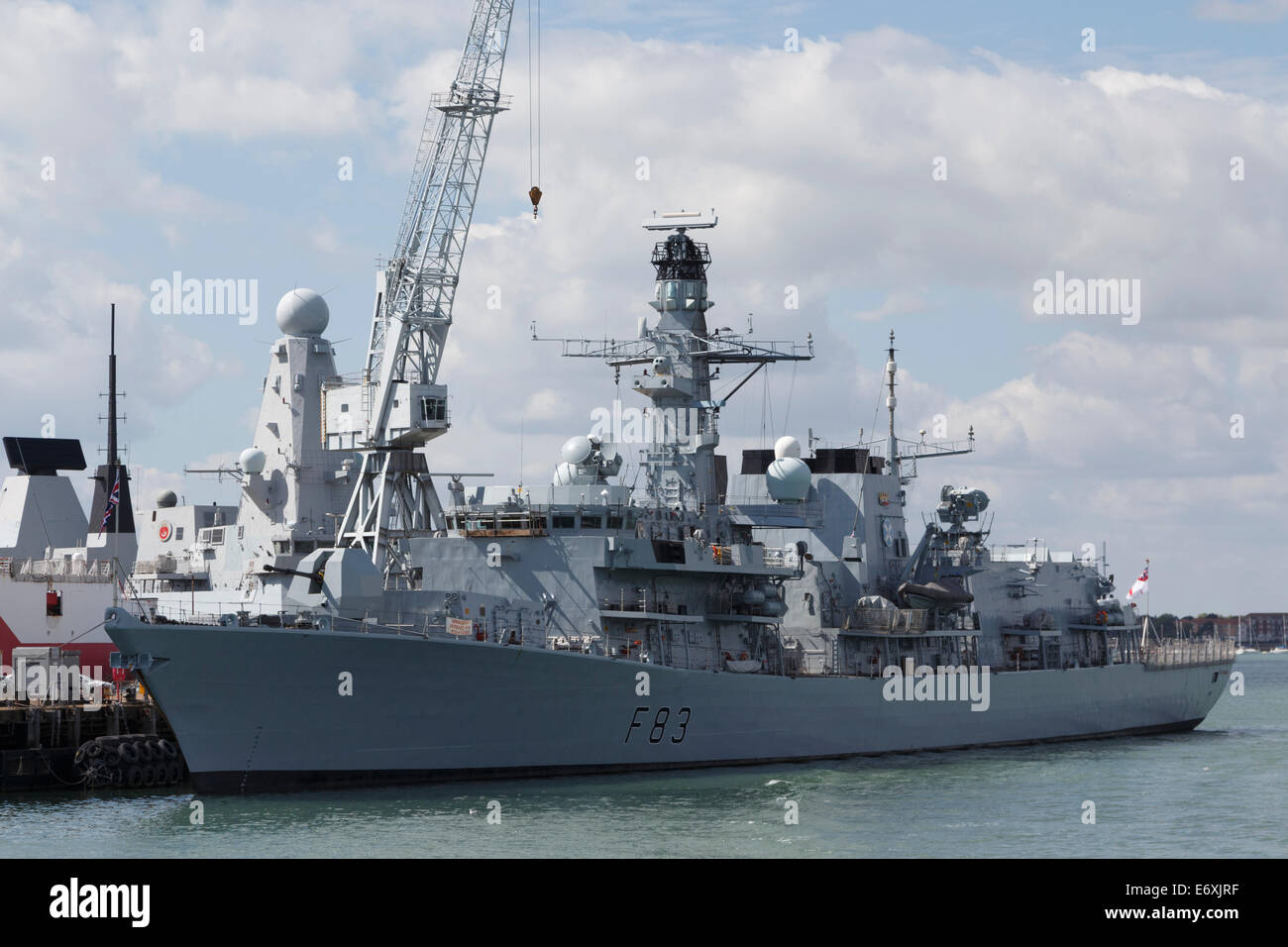 HMS St Albans F83 Is A Type 23 Frigate Royal Navy Portsmouth Uk Gb ...