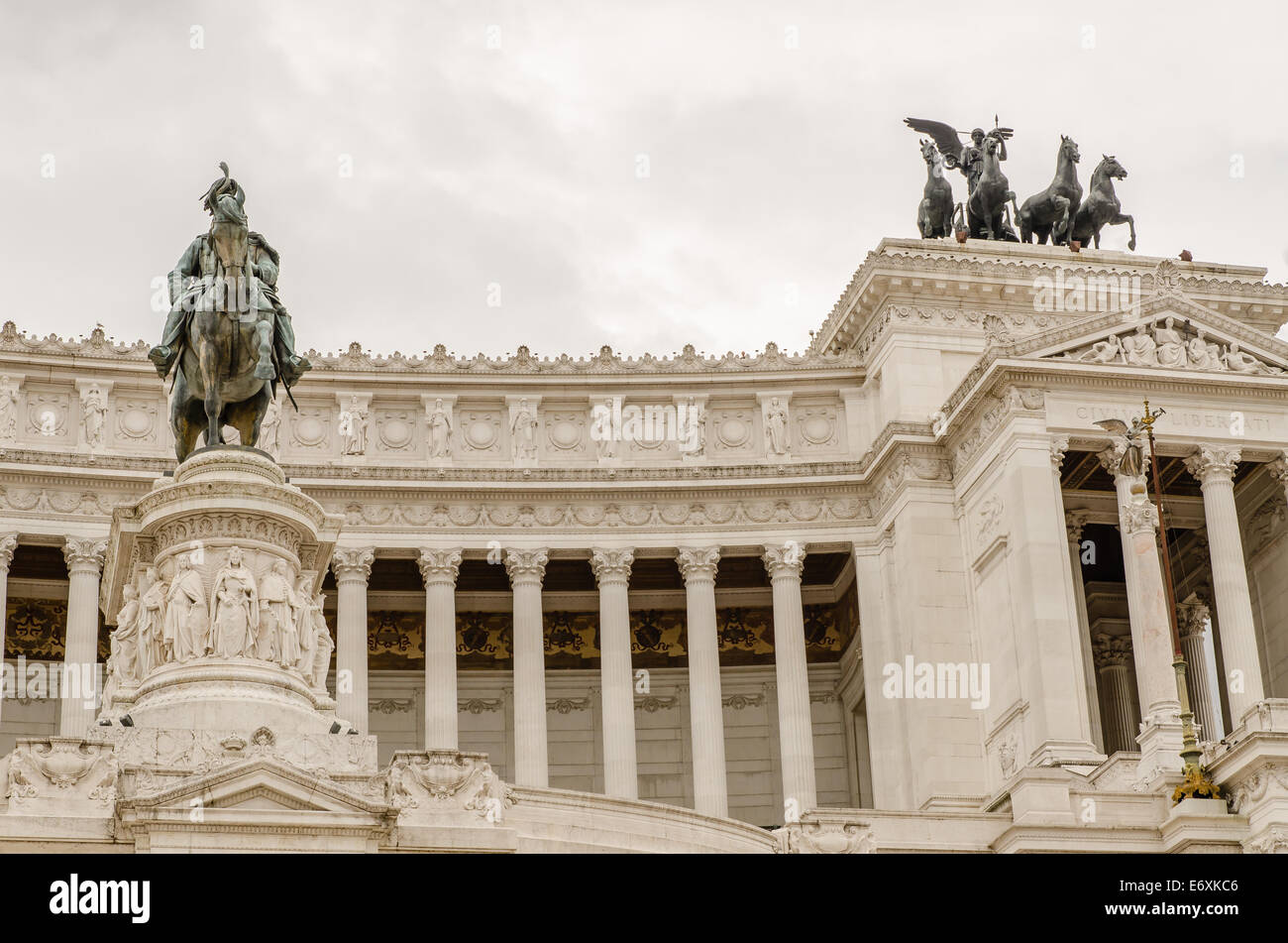 National Monument to Victor Emmanuel II, Rome, Italy Stock Photo