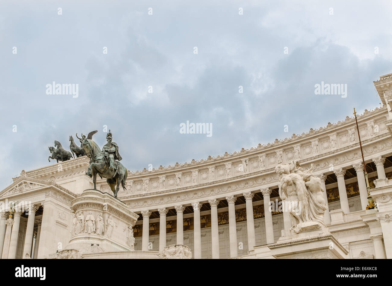 National Monument to Victor Emmanuel II, Rome, Italy Stock Photo