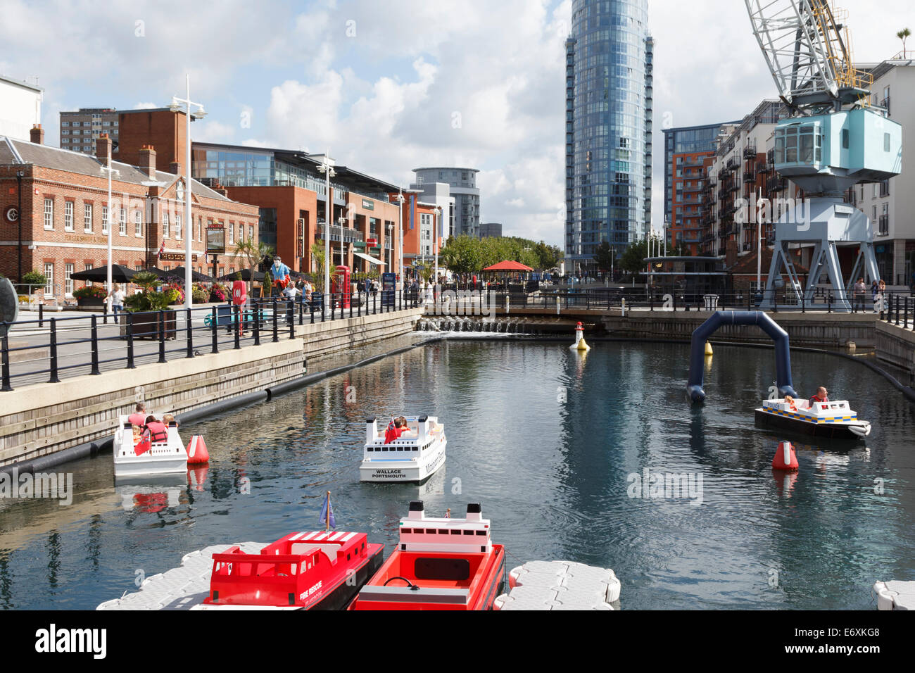 gun wharf portsmouth hampshire england uk gb Stock Photo