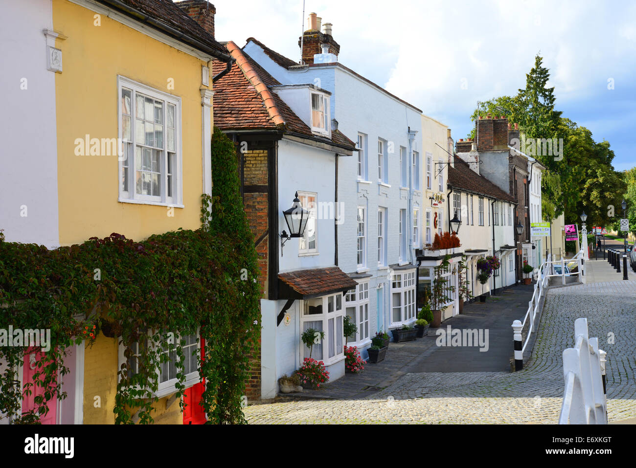 Period houses, High Street, Old Town, Hemel Hempstead, Hertfordshire, England, United Kingdom Stock Photo
