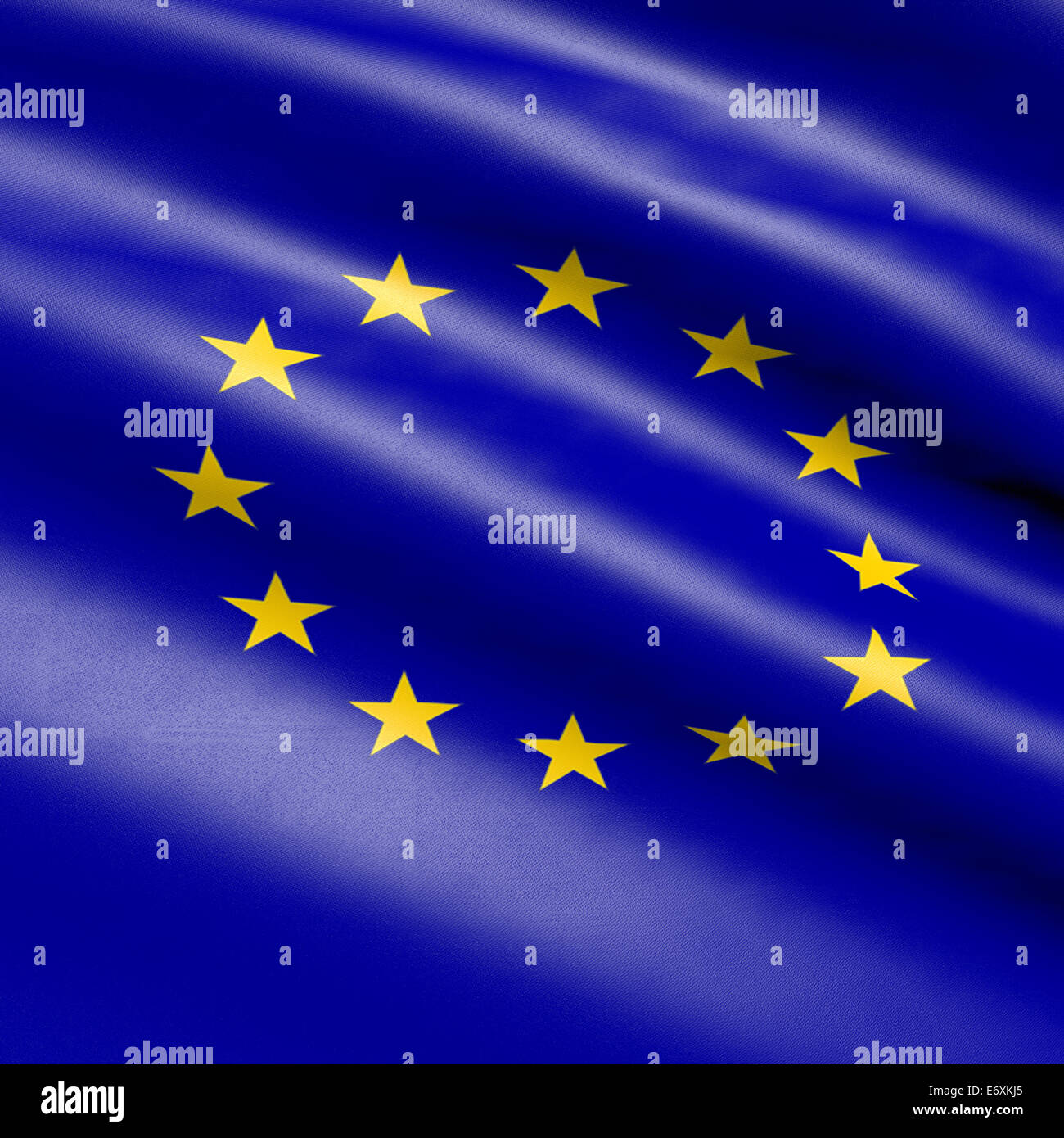 EU flag Stock Photo