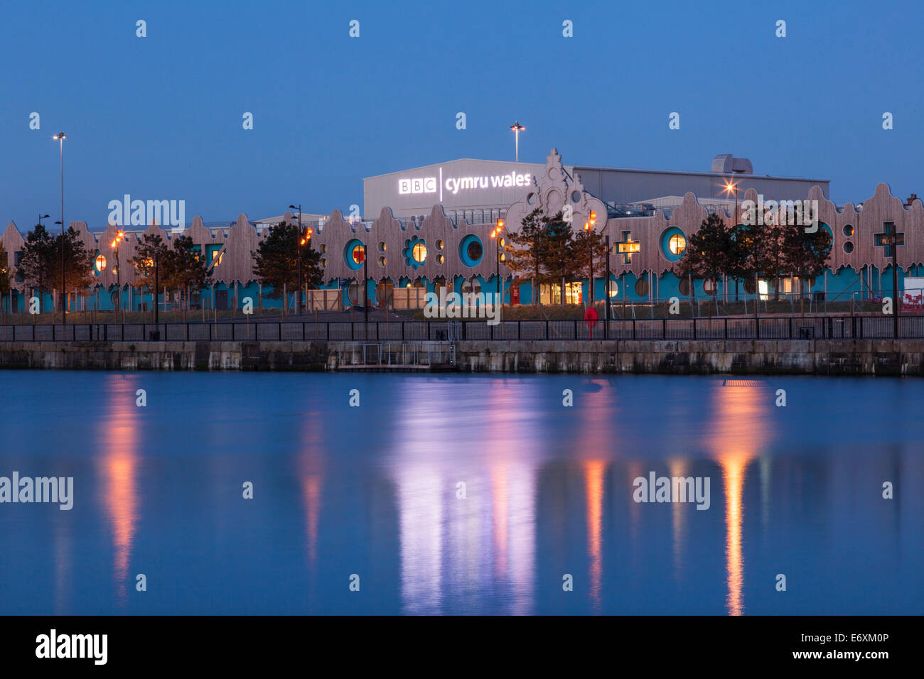 BBC Roath Lock, Cardiff Bay, Wales, U.K Stock Photo Alamy