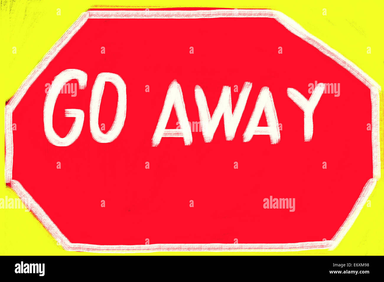 go away concept Stock Photo Alamy