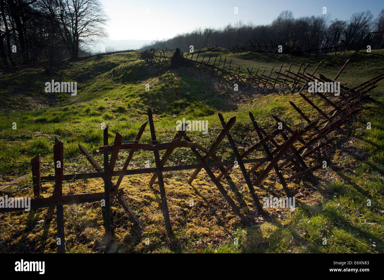 Argonne Forest WW1, Butte de Vauquois, MeuseArgonne Battlefield site