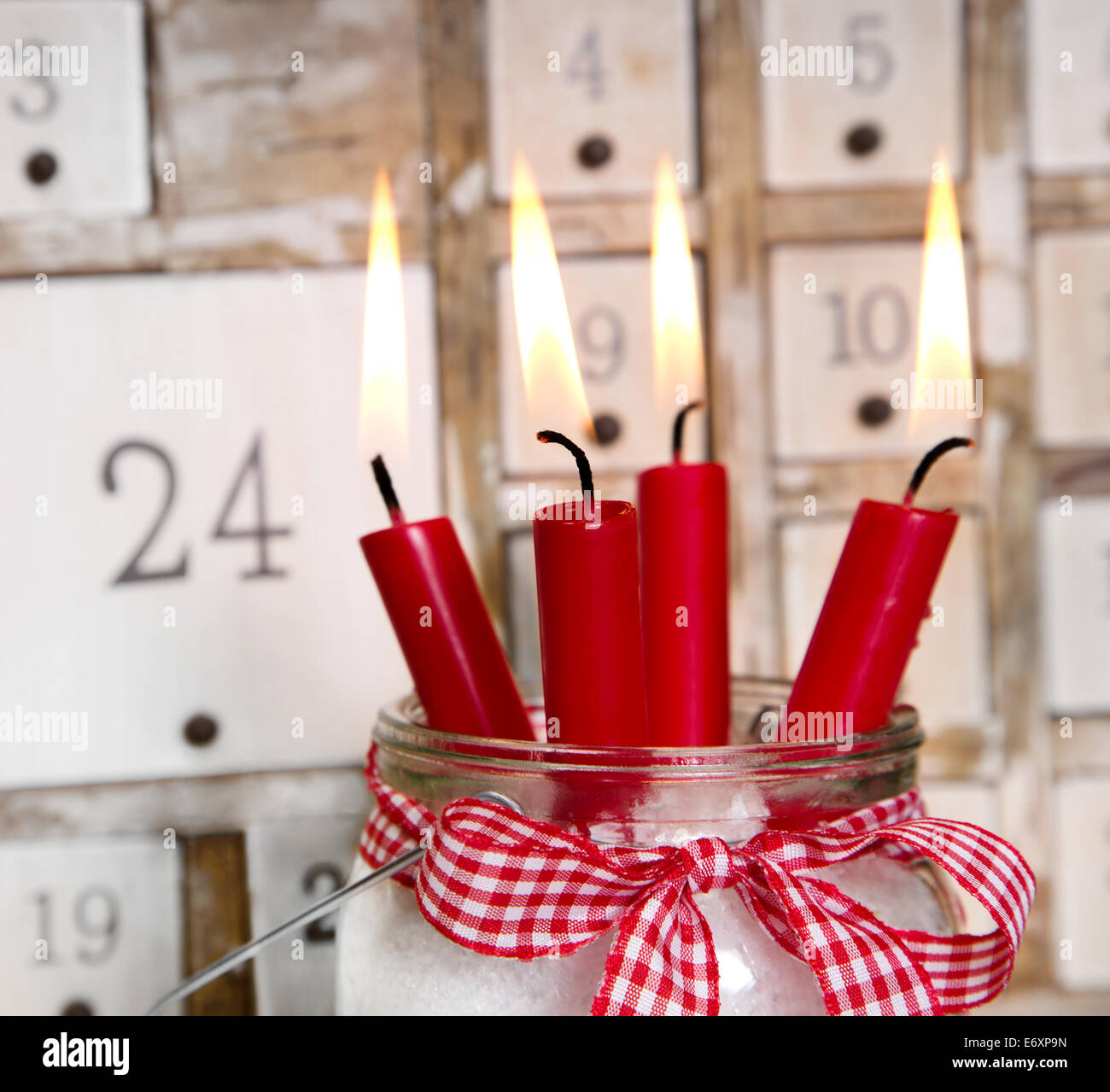 Advent calendar shabby for christmas
