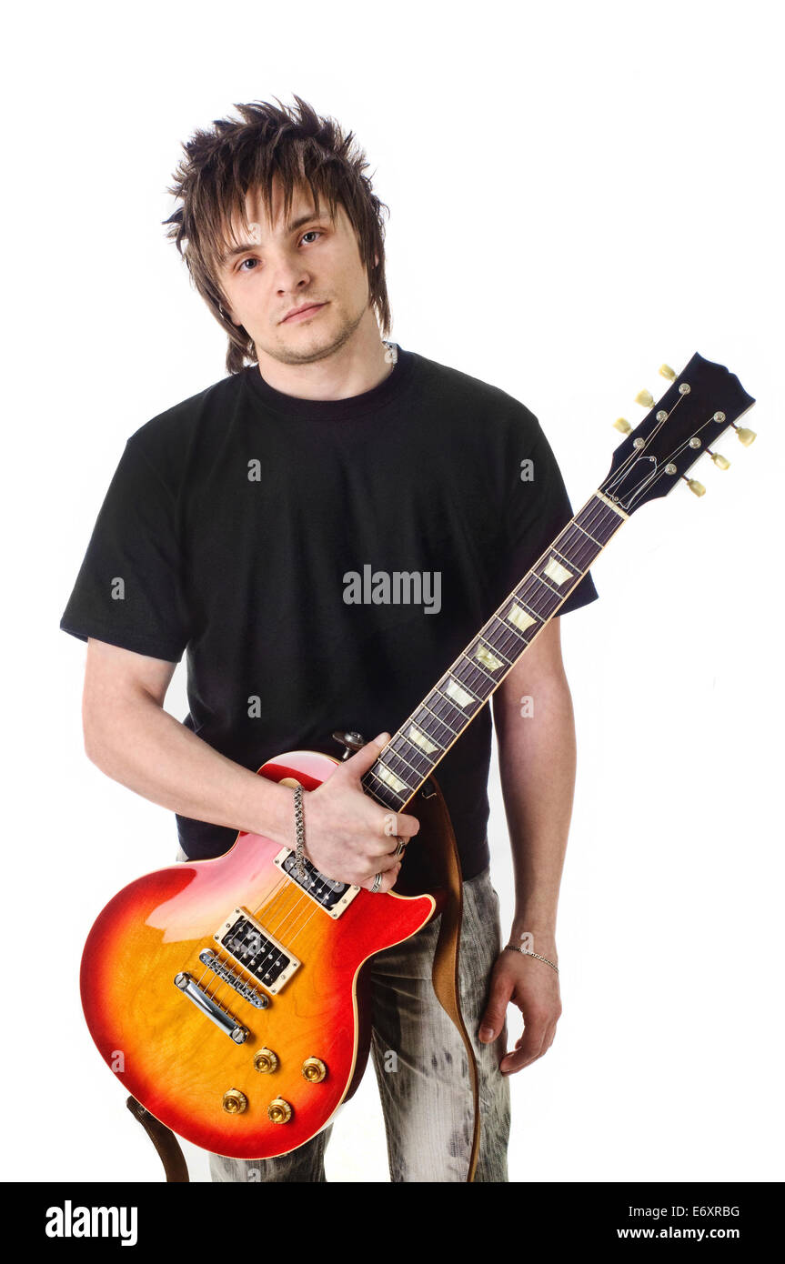 Alamy Rocker Rocker with his classic electric guitar Stock Photo - Alamy