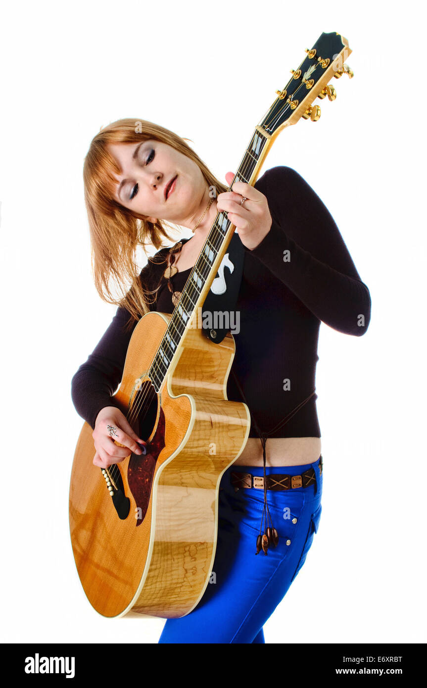 Alamy Rocker Rocker with his classic acoustic guitar Stock Photo - Alamy