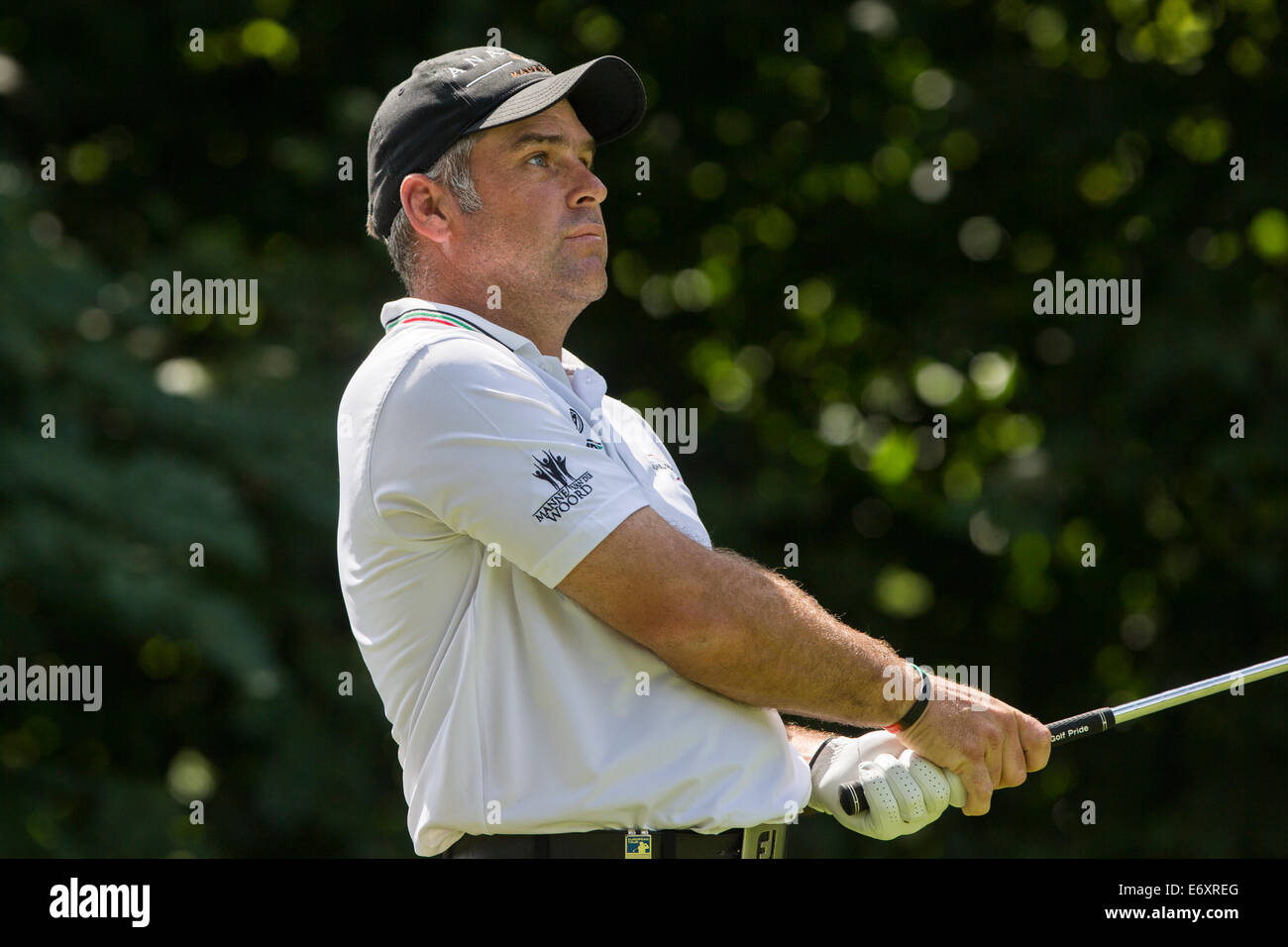 Hennie Otto the winner of the Italian Open that is taking place in Circolo Golf Club Torino Stock Photo