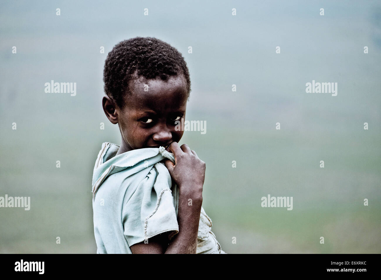 Young girl, Uganda, Africa Stock Photo