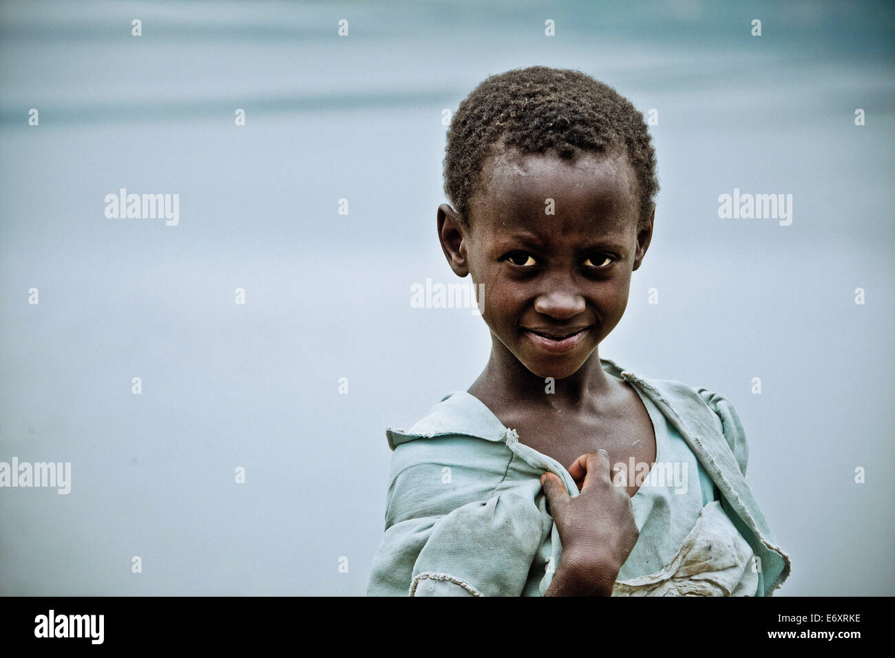 Young girl, Uganda, Africa Stock Photo