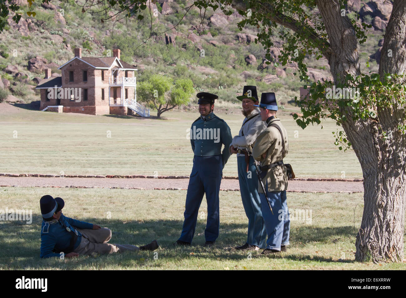Old Fort Day annual event in Fort Davis Historical Site, Texas. The