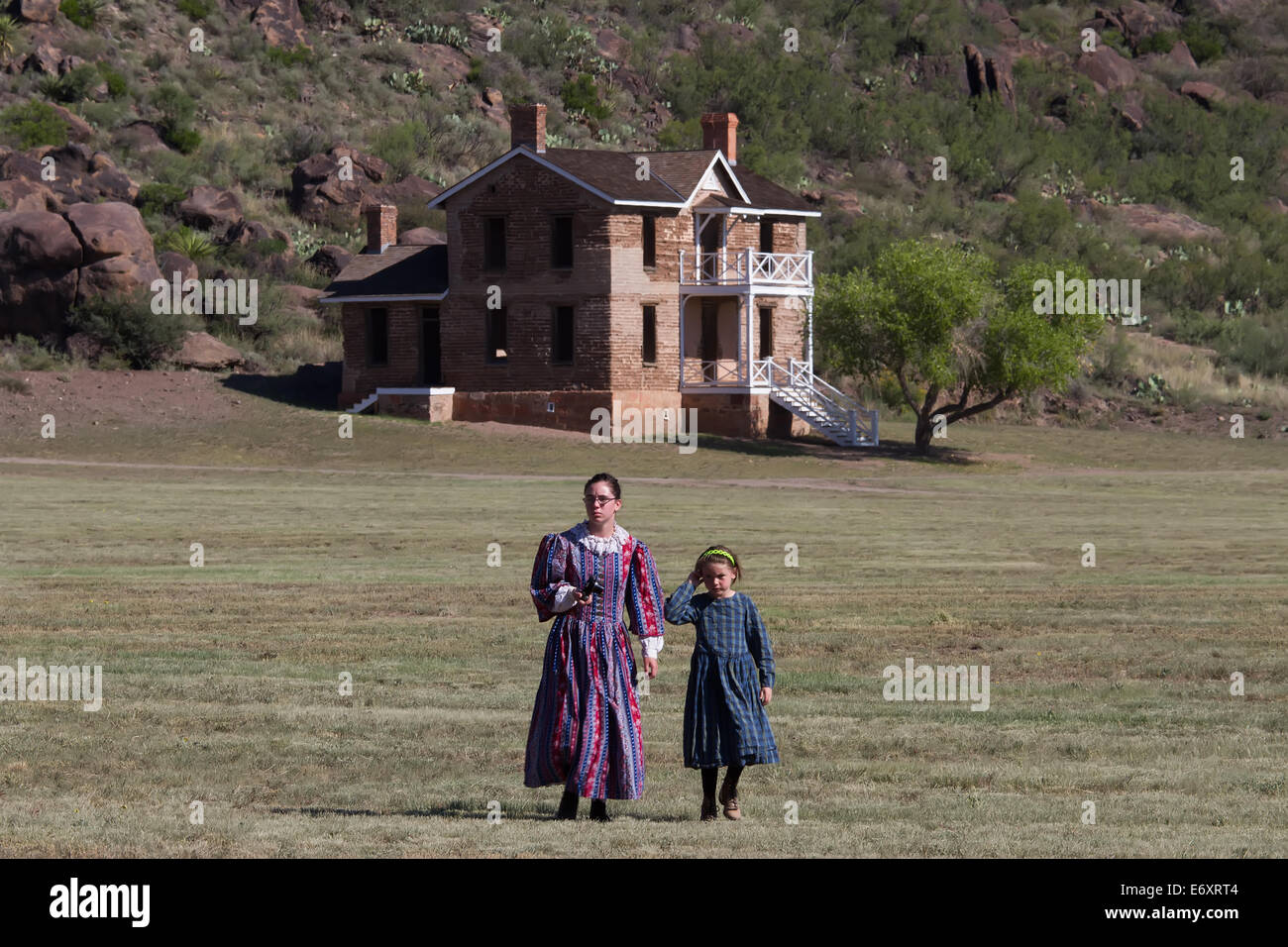 Old Fort Day annual event in Fort Davis Historical Site, Texas. The