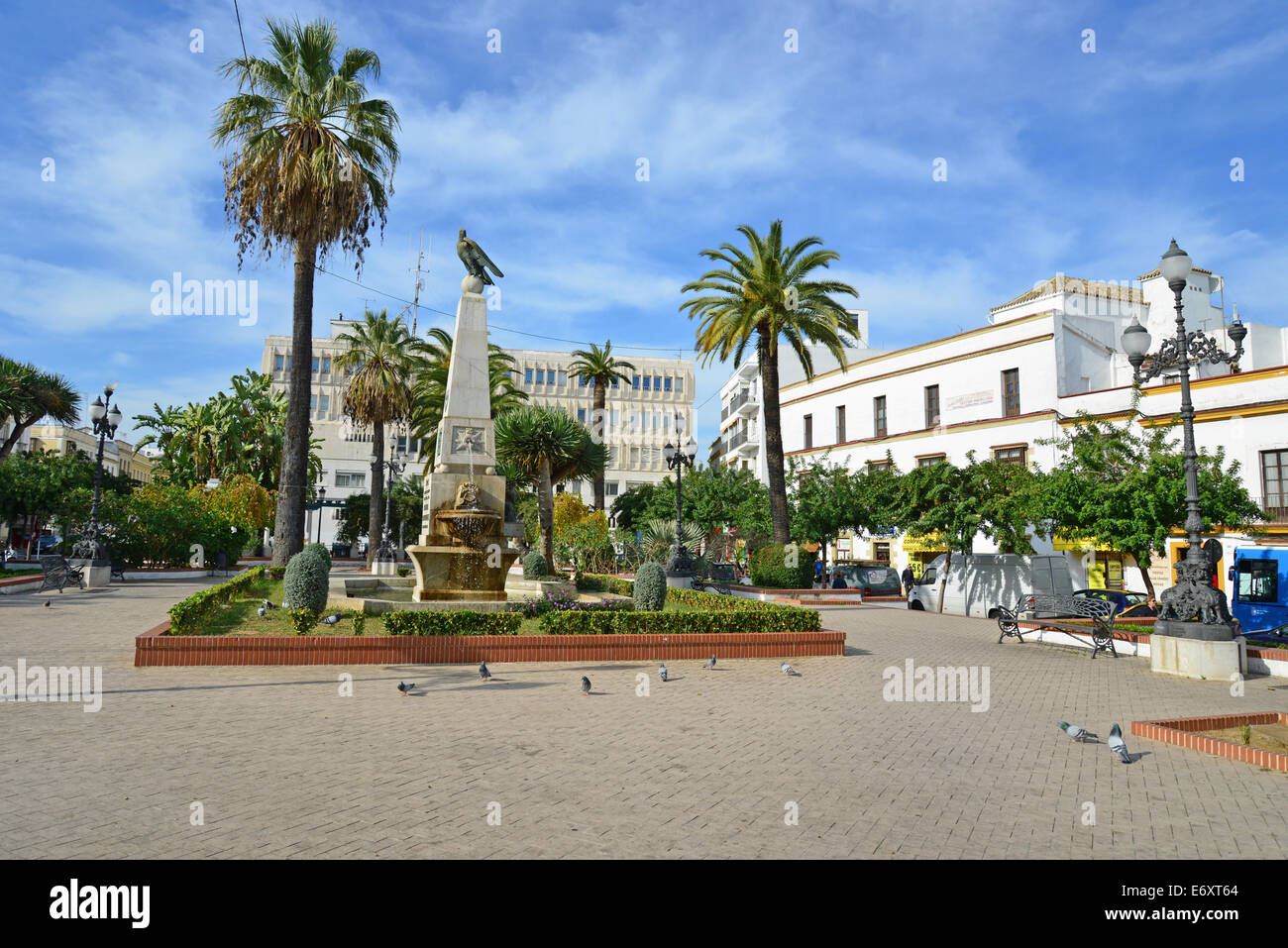 Plaza de las Angustias, Jerez de la Frontera, Province of Cádiz, Andalusia, Kingdom of Spain Stock Photo
